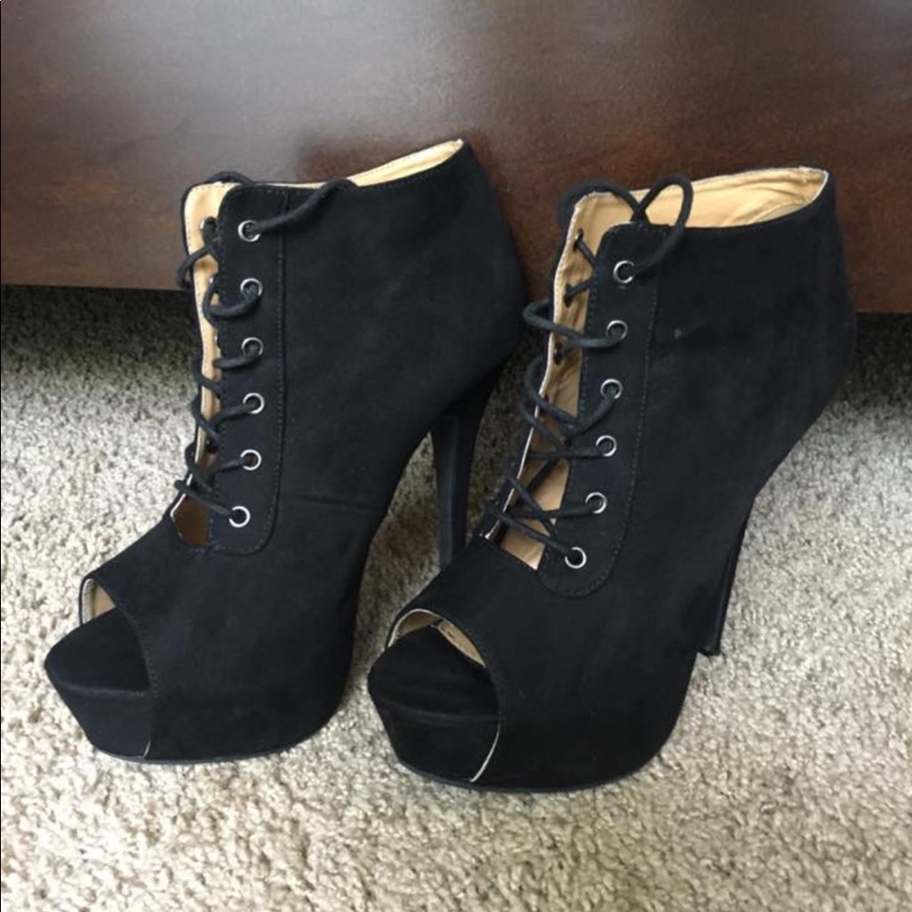 Jacklyn Suede Heels